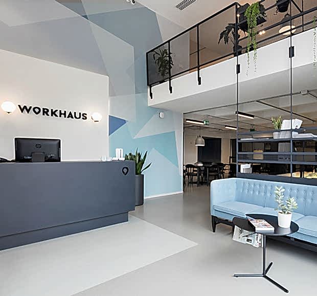 ><span>Workhaus tüm alt yapısı hazırlanmış bir ofis kompleksidir. Çalışmaya başlamak için bilgisayarınızı alıp gelmeniz yeterli, kahveniz masanızda sizleri bekliyor.</span><i>→</i>